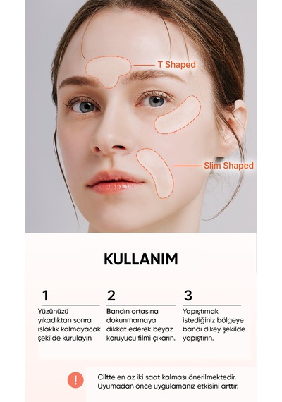 Retinol Ve Pdrn Mikro İğneli Alın Çizgisi Bandı Reti-rn Microcone Patch T Type 4 Lü