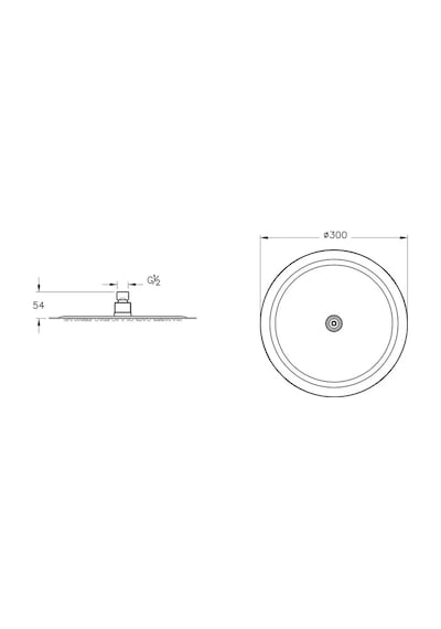 Artema Lite Lc Duş Başlığı 300 Mm Altın A4567423 - 6242235929693 Altın