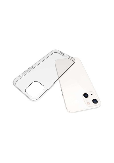 Zore İphone 13 Uyumlu Ogaa Süper Silikon Kılıf-renksiz