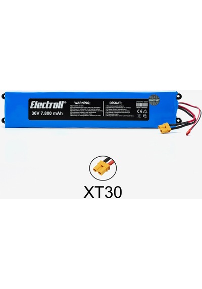 Smartmi Jetrider Batarya Orjinal Kapasite 7.800mah Pil 36v Elektrikli Scooter Bataryası Değişimi Mavi