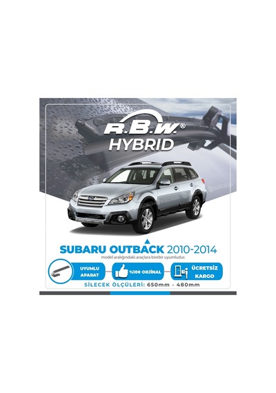 Subaru Outback Ön Silecek Takımı (2010-2014) RBW Hibrit Subaru Outback Ön Silecek Takımı (2010-2014) RBW Hibrit