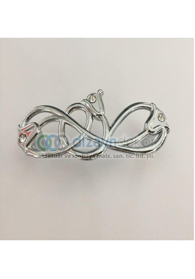 Swarovski Taşlı 96 Mm. Krom