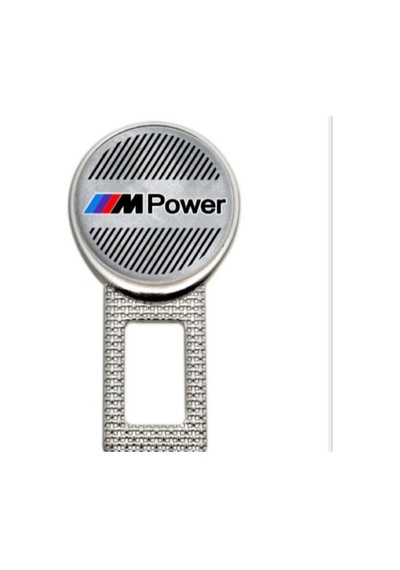 Bmw M Power Metal Kemer Görseli 2 Adet Çift Yönlüdür Logosu