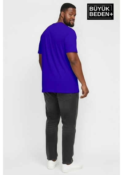 Superlife Erkek Büyük Beden Willamsburg Brooklyn Baskılı 3xl-6xl Bisiklet Yaka Tshırt Spr26bts510-16 Saks Mavi Superlife Erkek Büyük Beden Willamsburg Brooklyn Baskılı 3xl-6xl Bisiklet Yaka Tshırt Spr26bts510-16 Saks Mavi