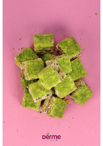 Derme Online Lokum Baklava Toz Fıstıklı Çikolatalı 275 G