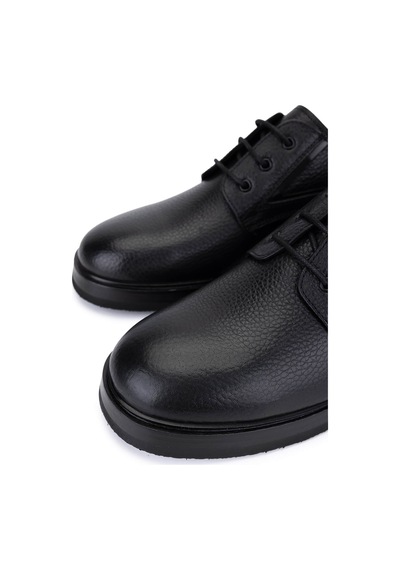 Tamer Tanca Erkek Hakiki Deri Casual Ayakkabı 1068 1601 Erk Ayk Sk25-26 Sıyah Dr/ac Siyah