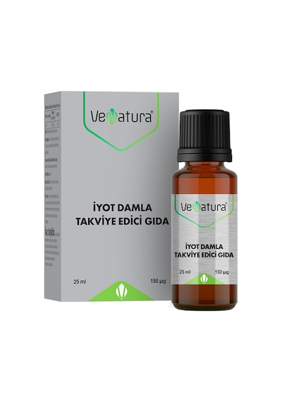 Venatura İyot Damla Takviye Edici Gıda 25 ml Yeni Ambalaj