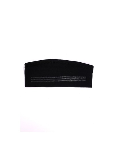 Melodi Scarf Kadın Tesettür Dikişsiz Silikonlu Kaymaz Bandana Spor Bone Beyaz Beyaz-beyaz Beyaz
