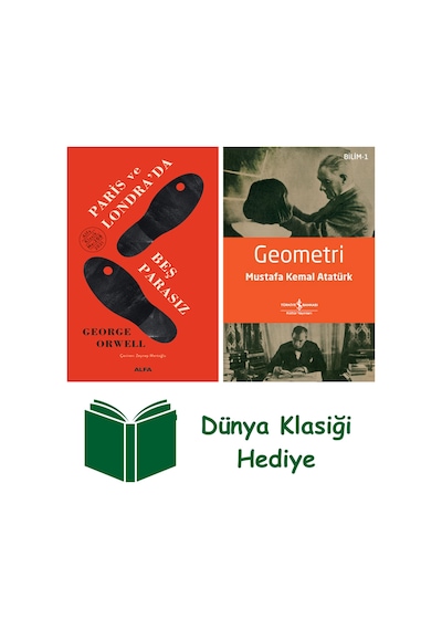 Paris Ve Londra Da Beş Parasız + Geometri + Dünya Klasiği Hediye