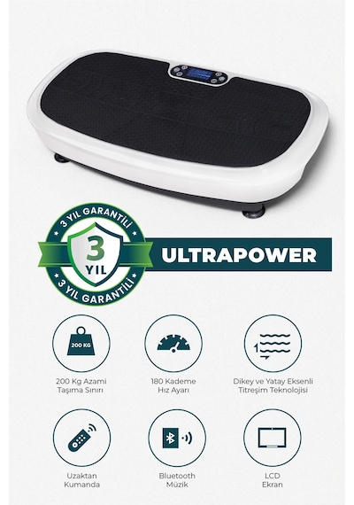 Teknogerman Ultra Power Model Yüksek Titreşimli Ve Spor Cihazı