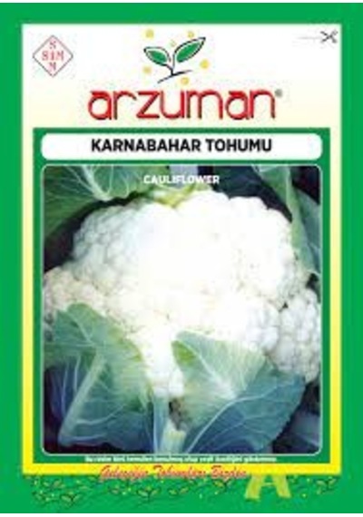 1 Paket Tohum Beyaz Karnıbahar Tohumu Organik Hasat