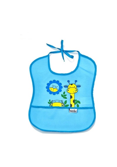 Poli Muşamba Küçük Mama Önlüğü 030 Mavi