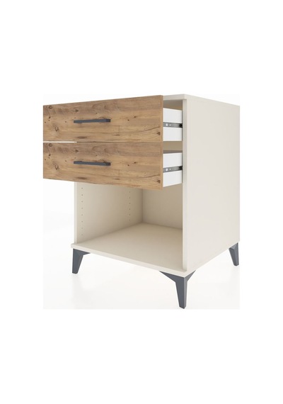 Kronos Komodin 2 Çekmeceli 60x59x80 Aytaşı-çam Aytaşı