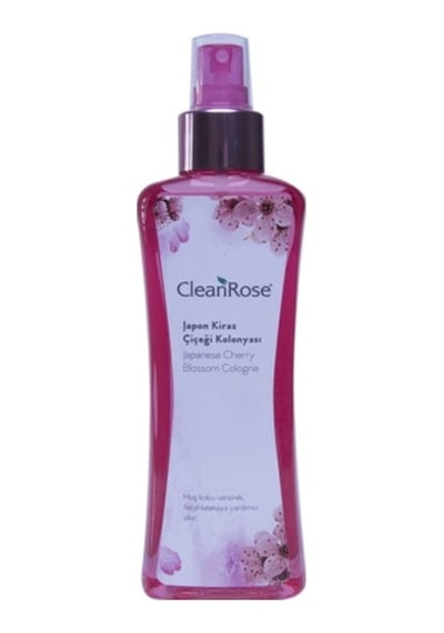 Clean Rose Japon Kiraz Çiçeği Kolonyası Sprey Pet Şişe 200 ML