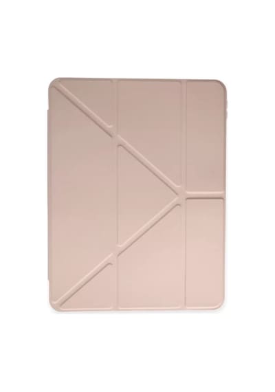 Newface Apple İpad Pro 11 2024 Kılıf Kalemlikli Mars Tablet Kılıfı - Rose Gold