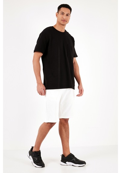 Buratti Pamuklu Belden Bağlamalı Cepli Regular Fit Erkek Short 5908042 Ekru