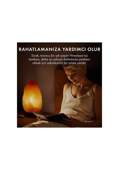 Orijinal Gerçek Himalaya Kaya Tuzu Tuz Lambası 2-3 Kg Doğal Gece Lambası Kablo Ampul Beyaz