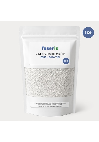 Kalsiyum Klorür E509 Gıda Tipi 1 Kg