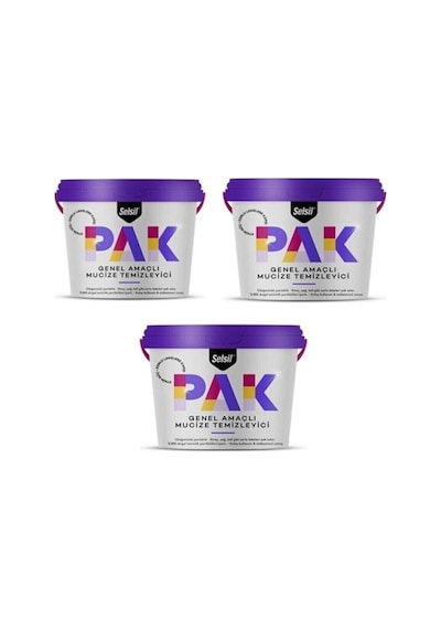 Selsil Pak Genel Amaçlı Mucize Temizleyici 500gr 3 Adet