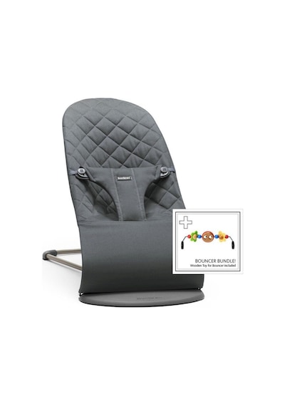 Babybjörn Bliss Ana Kucağı Cotton Oyuncaklı / Anthracite & Babybjörn Kanguru Move 3d Mesh / Anthracite