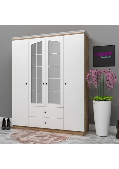 Bale Gardırop Mdf Sis Gri Bale Gardırop Mdf Sis Gri