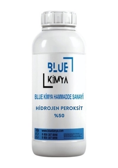 Hidrojen Per Oksit %50 1 Kg - Hydrogen Peroxide %50 Oksijenli Su