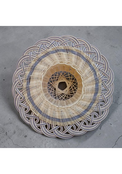 Handanrattan El Örgüsü Rattan Hasır Şapka Duvar Dekoru 40 Cm 40 Cm Çap