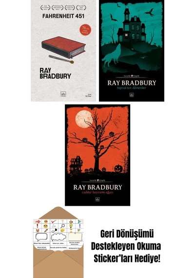 Fahrenheit 451 70. Yıl Özel Baskısı + Topraktan Dönenler + Cadılar Bayramı Ağacı