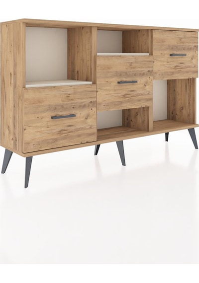 Arges Konsol 2 Raflı 3 Çekmeceli 132x30x83 Çam-aytaşı/çam Aytaşı/çam Arges Konsol 2 Raflı 3 Çekmeceli 132x30x83 Çam-aytaşı/çam Aytaşı/çam