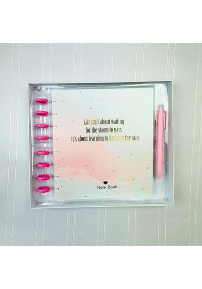 Yeni Nesil Dıy Defter Kalem Set 1097-1 Pembe