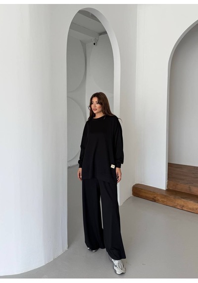 Fonna Fashion Esf-1033- Eşofman Takım Siyah