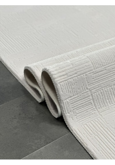 Woolen Halı Palace Modern Akrilik Halı 4857 Krem Renkli