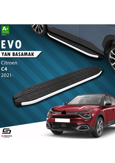 Citroen C4 3 Evo Aluminyum Yan Basamak 183 Cm 2021 Üzeri