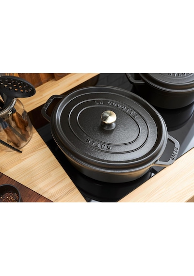 Staub La Cocotte Döküm Tencere, Siyah Diğer