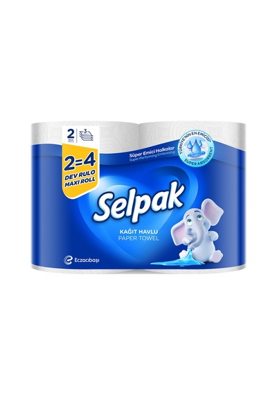 Selpak Dev Havlu 2 4 Rulo - 6 Adet Tarı