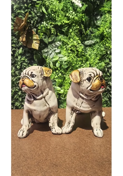 2'li Pug Köpek Biblosu