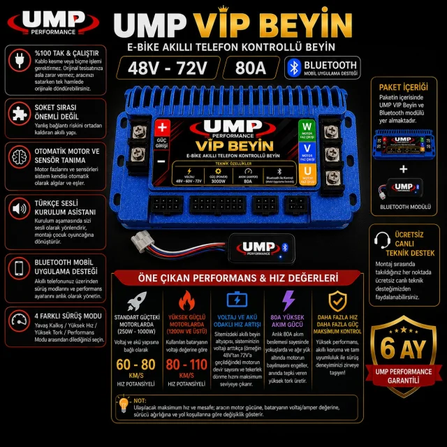 Ump Vip Beyin +bluetooth 80a -
