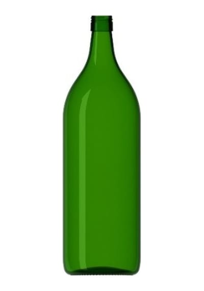 1 Adet Plastik Kapaklı 2 Litre Cam Şişe Şarap Zeytinyağı Su Şişes