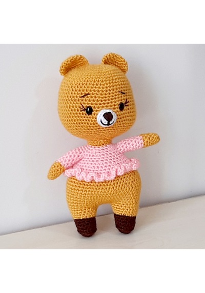 Amigurumi Örgü Oyuncak Ayı Kız