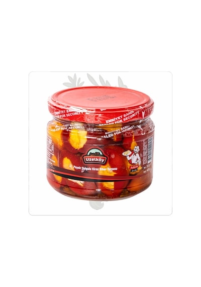 Uzelköy Peynir Dolgulu Kiraz Biber 300 Gr