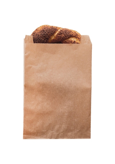 Anadolu Kağıtçılık Çizgili Şamua Kraft Kese Kağıdı 10 KG 15 x 24 CM Simitlik