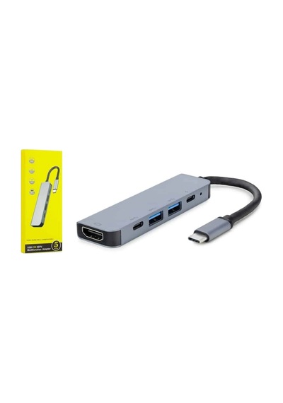Macbook Pro/air Uyumlu Usb Type-c 8 In 1 Hub Dönüştürücü Çevirici Çoklayıcı Usb Hdmı Micro Sd 8 Girişli Krgltgs7ı01kbwdjyw3