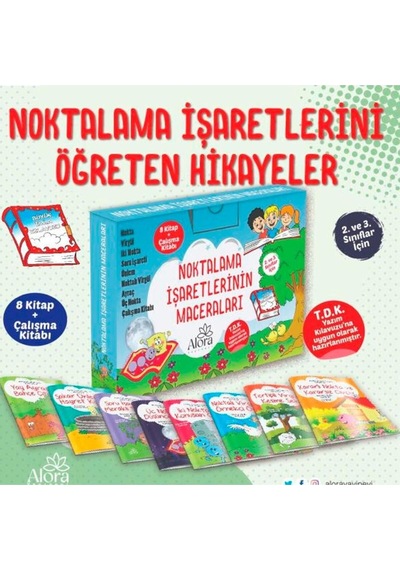 Alora Yayınları Noktalama Işaretlerini Öğreten Hikayeler 2. Ve 3. Sınıflar Için