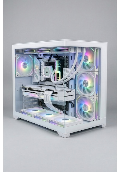 Onyx W 7x12cm Argb Fan Temper Cam 1 X Type-c - 1 X Usb 3.0 Akvaryum Gaming Oyuncu Kasası