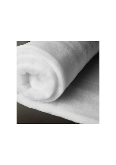Vatka Elyaf 150gr./m² En:100cm/boy:200cm - Sarma Elyaf - Yorgan Elyafı - Mont Elyafı Beyaz 150gr./m²