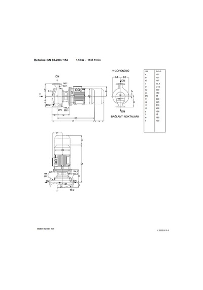 Ksb Betaline Gn 65-200 1,5 Kw