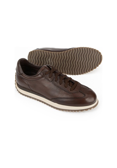 Ziya Erkek Hakiki Deri Sneaker 1611026z229 Kahve 1611026z229 300 40
