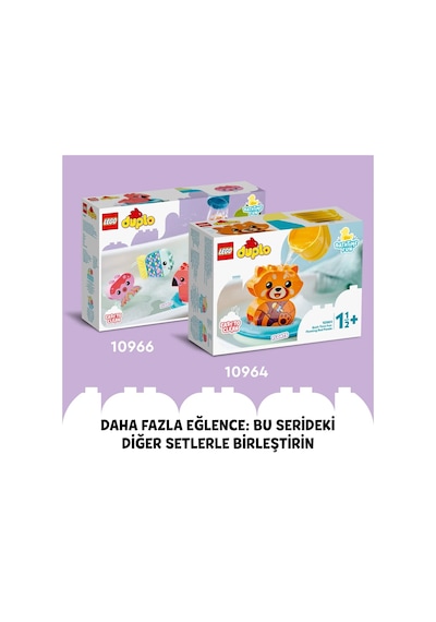 LEGO® DUPLO® Banyo Zamanı Eğlencesi: Yüzen Hayvan Treni 10965 - 1½+ Eğitici Oyuncak Seti (14 Pr)