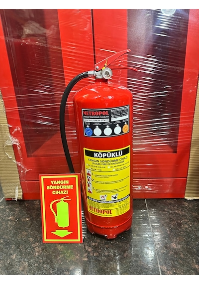 Yangın 12 Kg Aff Köpüklü %6 Oranlı Yangın Söndürme Cihazı