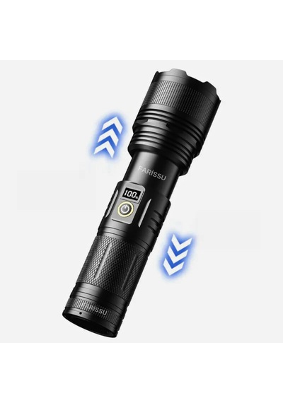 Gold B503 120w 12000 Lümen 8800 Mah Pil, 2000m Menzil, Zumlanabilir, Lcd Ekranlı Siyah